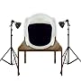 PBL PHOTO STUDIO TENT 30" NEW COMPLETE WITH 800 WATTS OF LIGHT PLUS 6' STANDS by PBL