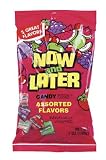 SATHERS 510800 NOW AND LATER CHEW CANDY IN 5 FLAVORS 7Oz. (PACK OF 12)