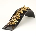 dolphin, star, fish brass bead