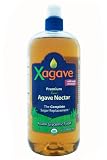 Xagave Premium Raw Agave Nectar (25-Ounce Net Weight), 18-Ounce Plastic Bottles (Pack of 2)