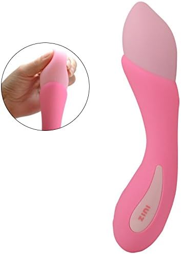 ZINI Silicone Vibrating Vibrator Rechargeable 10 Vibration Modes and 5 Kinds of Intensities, Waterproof Massage Release Tool Toy,Pink