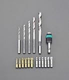 エスコ 17本組ドリル・ドライバーセット(木工用・PZ・Torx) EA824BV