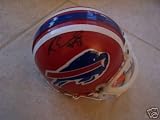 Ron Edwards Buffalo Bills Signed Mini Helmet