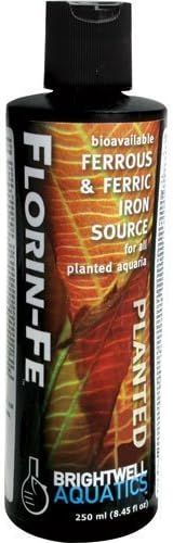 Brightwell Aquatics 8.5 fl. oz. Florin-Fe Ferrous and Ferric Iron for Planted FW Aquaria, 250 mL by Deepwater Aquatics Distribution