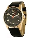 Puma Men's Race Black Leather Watch #PU14077A0206.039