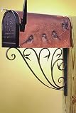 Buy Achla Designs Leafy Leaf Wrought Iron Decorative Mailbox Bracket by Achla