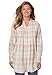 Woman Within Women's Plus Size Pintucked Flannel Shirt
