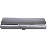 SLEEK POLISHED ALUMINUM HARD EYEGLASS CASE by 
