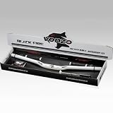 Venzo Mountain Bike Downhill Handlebar Kit Grips Stem White