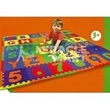 Alphabet & Numbers Interlocking Foam Play Mat, 72 Pieces