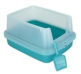 Pet Supplies : Iris 301504 NA-400N Open Cat Litter Box w/ Litter Guard