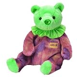 TY BEANIE BABIES / BABY - AUGUST Birthday Bear Plush Beanbag