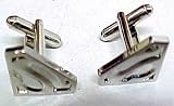  : Stainless Steel Superman Logo Cufflinks Cuff Links