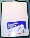 Dry Erase Board 8.5x11 with Marker and Eraser [Magnetic and Self Adhesive Strips Included]