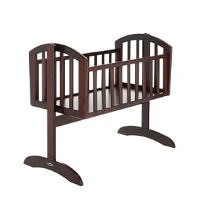 OBaby Sophie Swinging Crib (Dark)