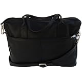 Piel Leather Top-Zip Portfolio