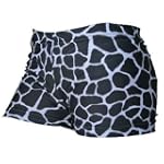 GemGear® Black Giraffe Volleyball Spandex Shorts
