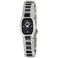 Citizen Women's EW9870-57E Normandie Eco-Drive Stainless Steel Black Dial Watch