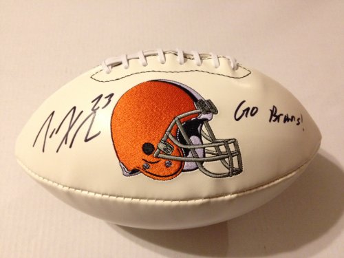 Cleveland Browns JOE HADEN Signed Autographed Logo Football INSC. 