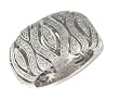 14k White Gold Diamond Victorian Ring