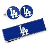 LA Dodgers Cufflinks and Money Clip Gift Set