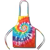 Tie Dye Mania Retro swirl tie-dye cooks apron