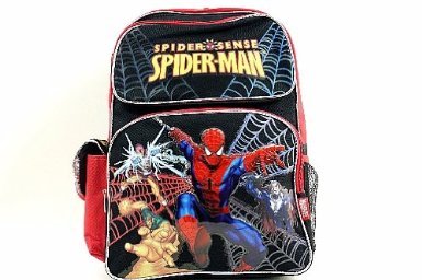  New Marvel Large Spider Sense Spider-man Backpack 16''