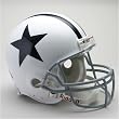 Dallas Cowboys (1960-63) Full Size Authentic "ProLine" NFL Throwback Helmet Dallas Cowboys (1960-63) Full Size Authentic "ProLine" NFL Throwback Helmet