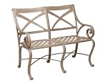 Woodard Riviera Cast Aluminum Patio Bench