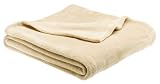 Columbia Signature Fleece 50-inch by 70-inch Throw, Beach