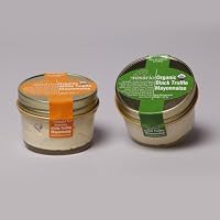 USDA Organic White Truffle and Black Truffle Mayonnaise set - 3.8oz ea