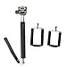Extendable Selfie Monopod - Self Portrait Camera Extender Stick - Handheld Pole and Clamp for iPhone & Android - Holder Mount Secures Cellular Phone for Picture & Video Shooting - For All Smart Cell Phones - 100% Satisfaction Guarantee - Best Quality Adjustable Pickstick
