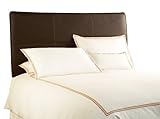BackDrop Upholstered  King Avalon Distressed Faux Leather Headboard, Chocolate