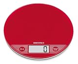 Soehnle - 6208322 - Balance Électronique - Flip - Rouge - 5 Kg / 1 g