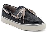 Sperry Bahama 2 Eye Charcoal Wool Pat 8.5 Womens Shoes