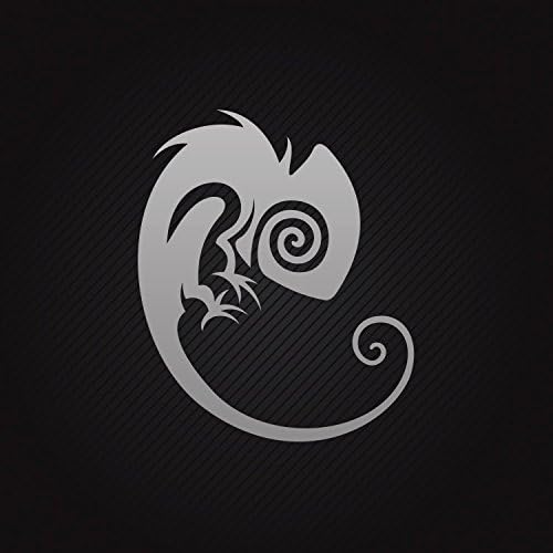 Stickers Decal Chameleon Tribal Durable Motorbike Speciality waterpr Gray (24 X 19.9 In)