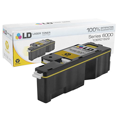 LD © Compatible Xerox 106R01629 Yellow Laser Toner Cartridge for the Phaser 6010, 6000, 6010N, WorkCentre 6015 Series Printers