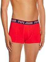 Pepe Jeans London Pack x 3 Bóxers Gabe (Rojo / Azul)