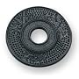 Old Dutch 008MB 5.5 Inch Round Matte Black Cast Iron Hobnail Trivet