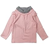 《春秋冬対応》SCHNEE(スネー) フライス天竺ロンT 110cm/ピンク NO.F-661135