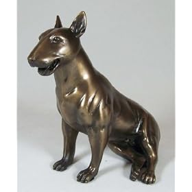 English Bull Terrier Bronze Dog Sculpture - Perfect Bully Owners Gift Idea