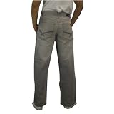 Marc Ecko - Ecko Unlimited Mens Washed Grey Baggy Fit Denim Jeans(0302201901896)