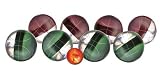 Halex Platinum Bocce Set (113mm Clear Resin Balls)