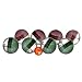 Halex Platinum Bocce Set (113mm Clear Resin Balls)