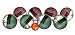 Sporting Goods : Halex Platinum Bocce Set (113mm Clear Resin Balls)