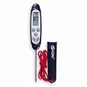 CDN Q2-450 Proaccurate Quicktip Digital Thermometer on a rope, Black.