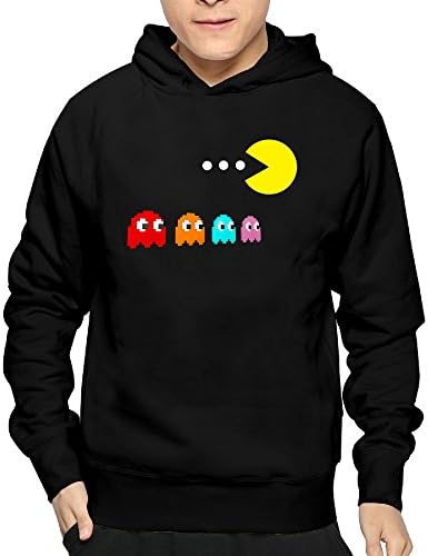 Mens' Pacman Eat Ghost Cool Hoodies Cotton