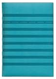 Zoom Produkt-Bild: A5 Notebook Lignes Aquamarine +++ stylisches SKETCH- und NOTIZBUCH +++ TOP Pierre Belv&eacute;d&egrave;re Qualit&auml;t