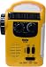 KAITO SOLAR WIND-UP LANTERN W/AM/FM RADIO, YELLOW Image