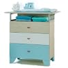 Boys Bedroom Furniture - Children's Baby Blue Chest of Drawers